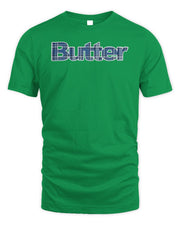 Butter Clothing Plaid Applique Logo Shirt