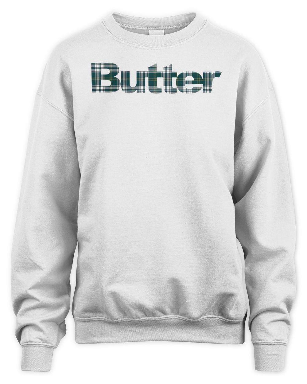 Butter Clothing Plaid Applique Logo Shirt