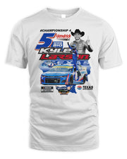 Kyle Larson Checkered Flag 2021 Autotrader EchoPark Automotive 500 Race Winner Shirt