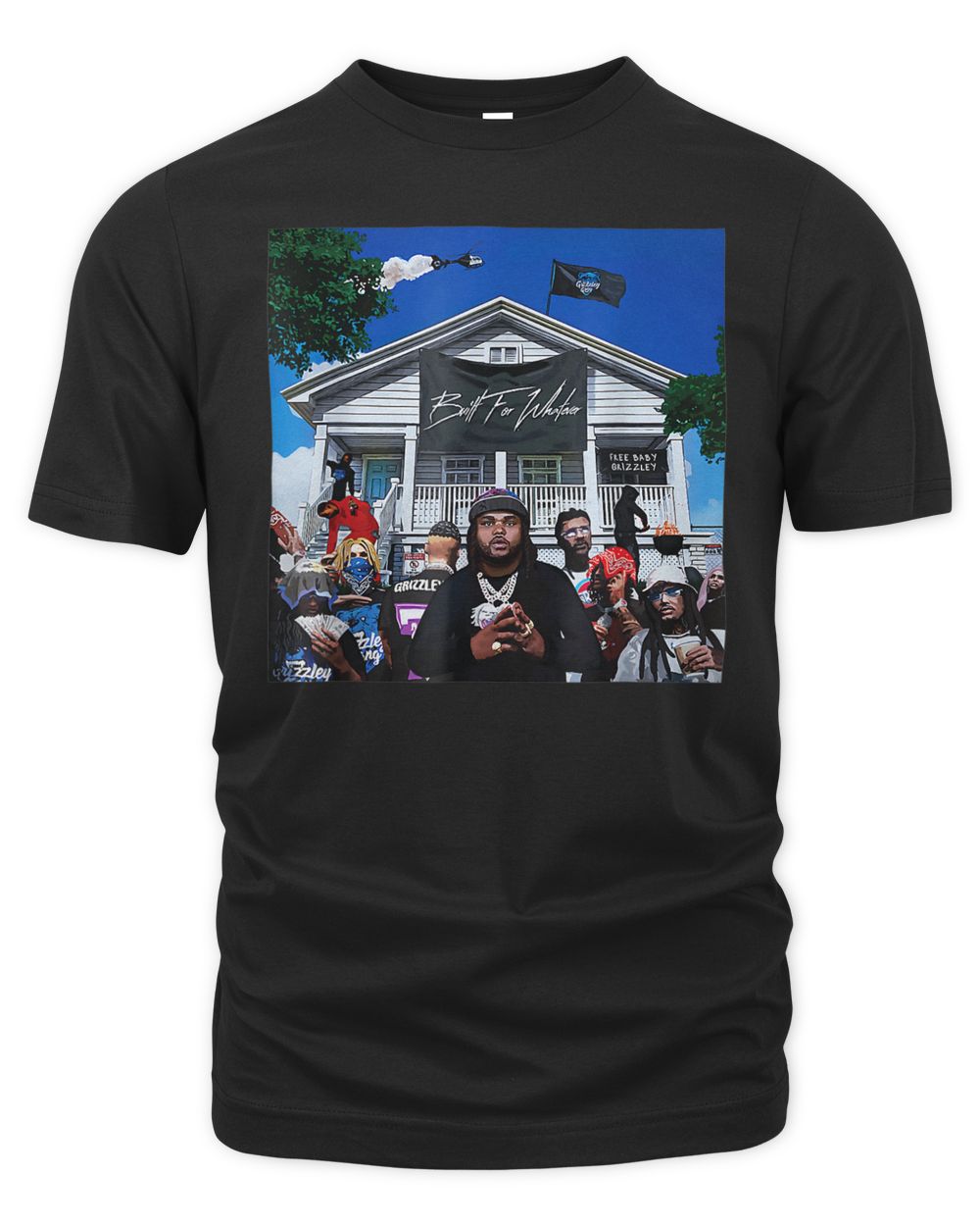 Mens Grizzley Built For Whatever World Shirt