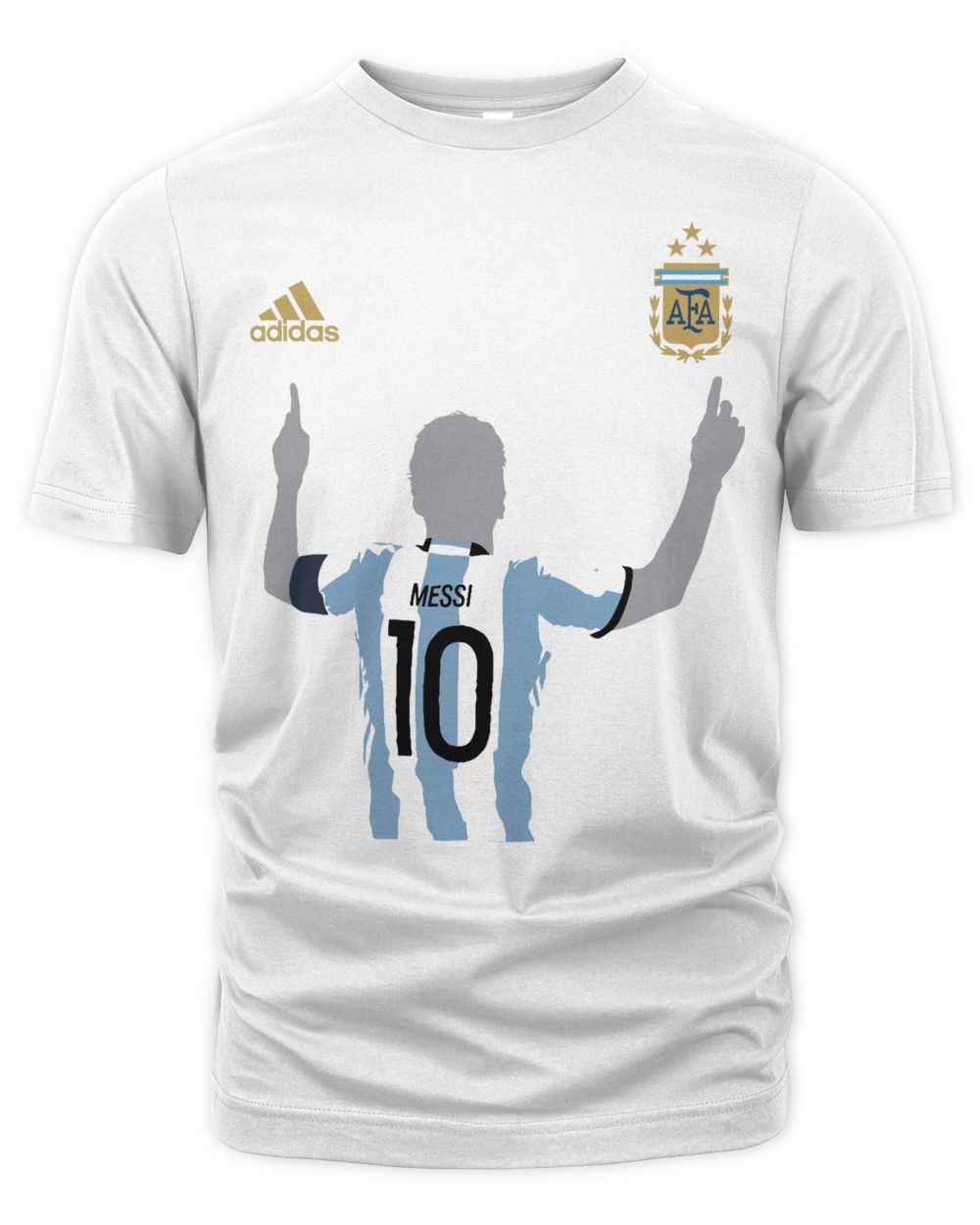 Lionel Messi Argentina National Team 2022 Winners Celebration Shirt