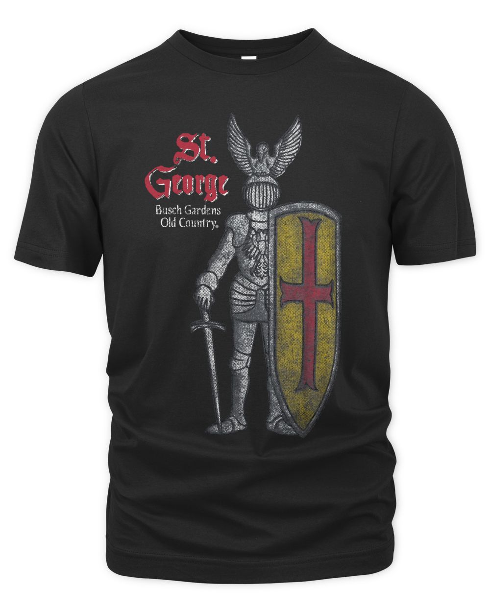 Sea World Parks Clothing Busch Gardens Retro Knight Shirt