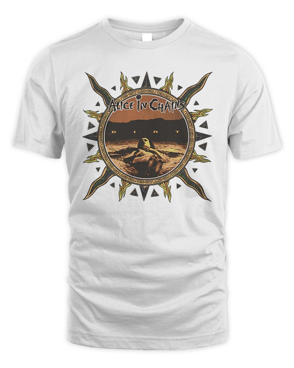 Alice in Chains Merch Vintage Sun Logo Shirt