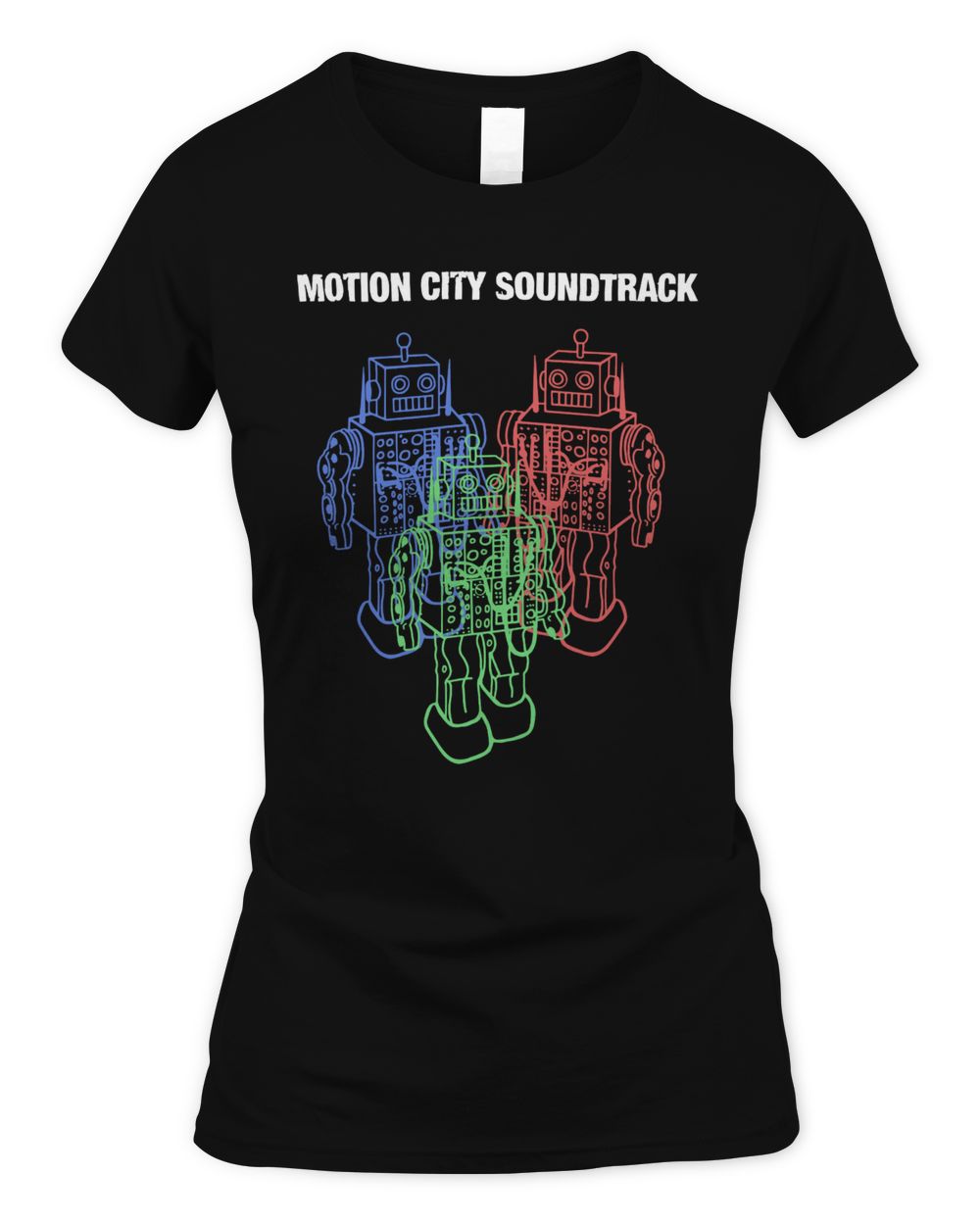 Motion City Soundtrack Merch Robot Trio Shirt