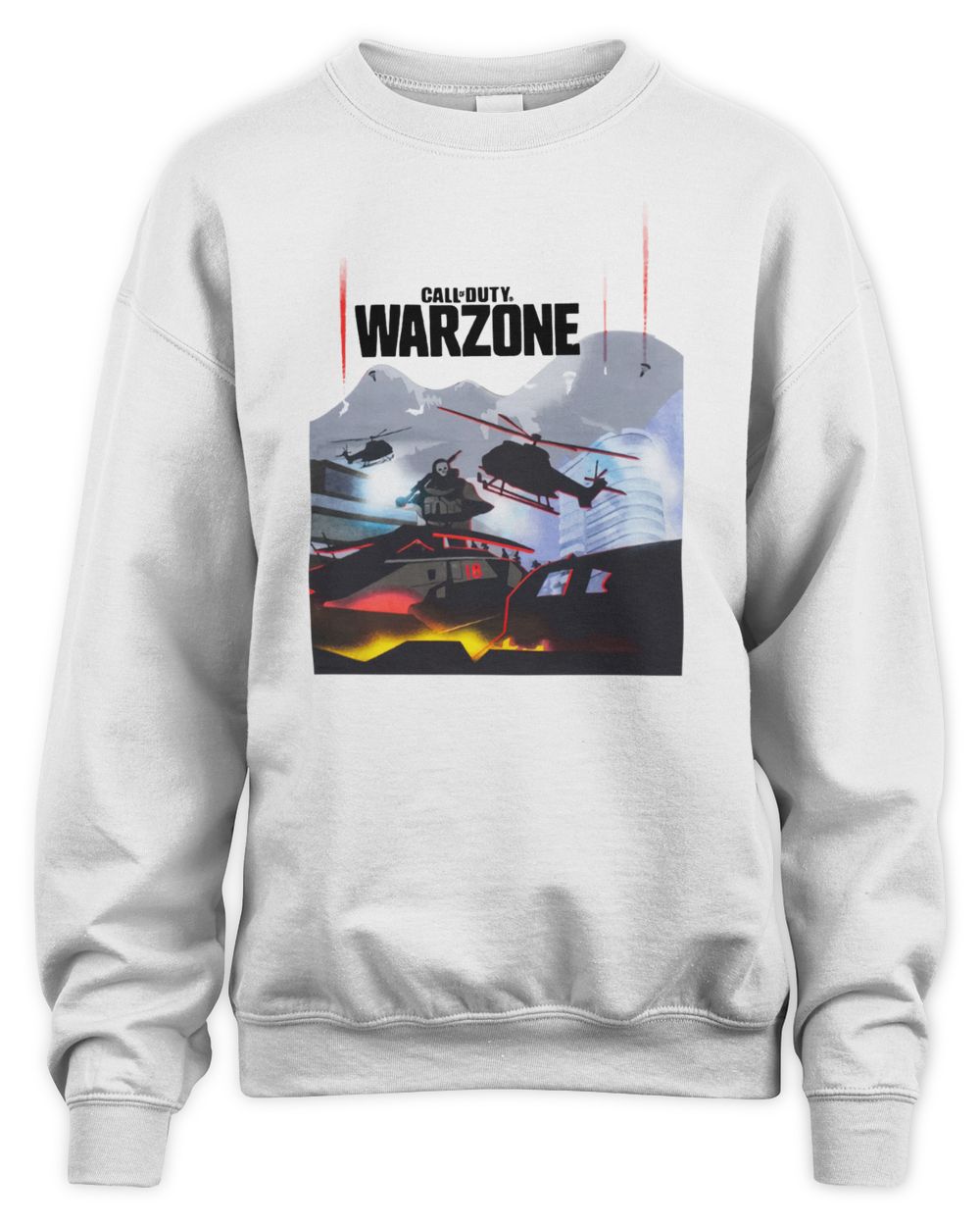 Call Of Duty Merch Warzone Helicopter Shirt