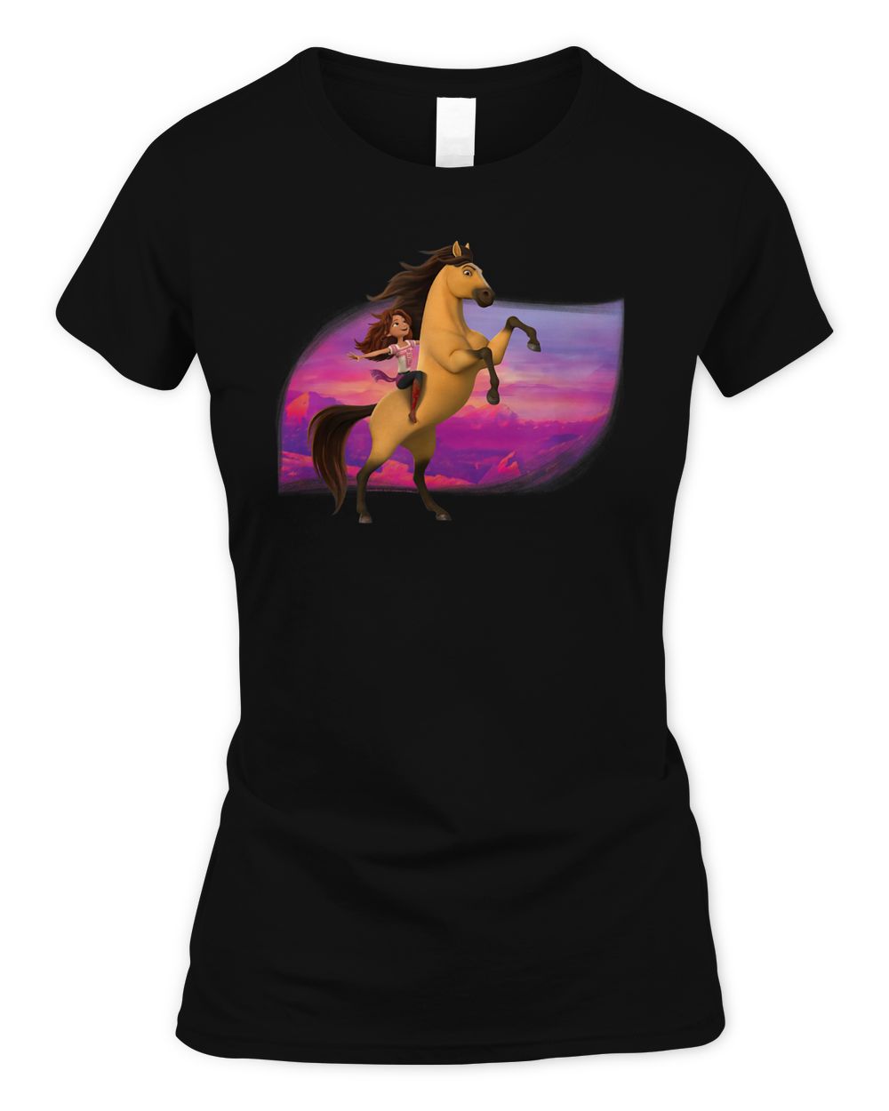 Spirit Untamed   Spirit And Lucky Mountain Sunset Shirt