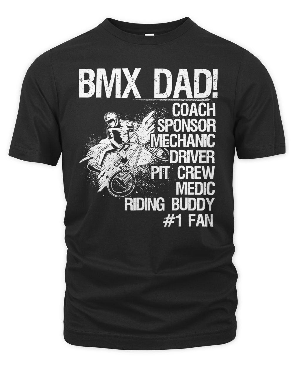 Bmx Dad Coach Sponsor Mechanic Driver Shirt