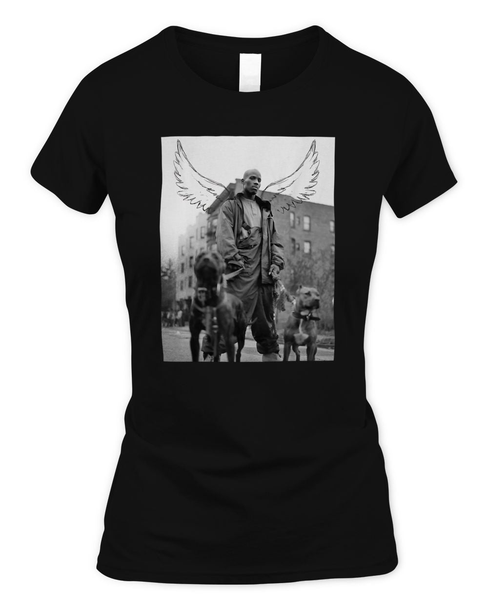Dmxs Blac And White Shirt