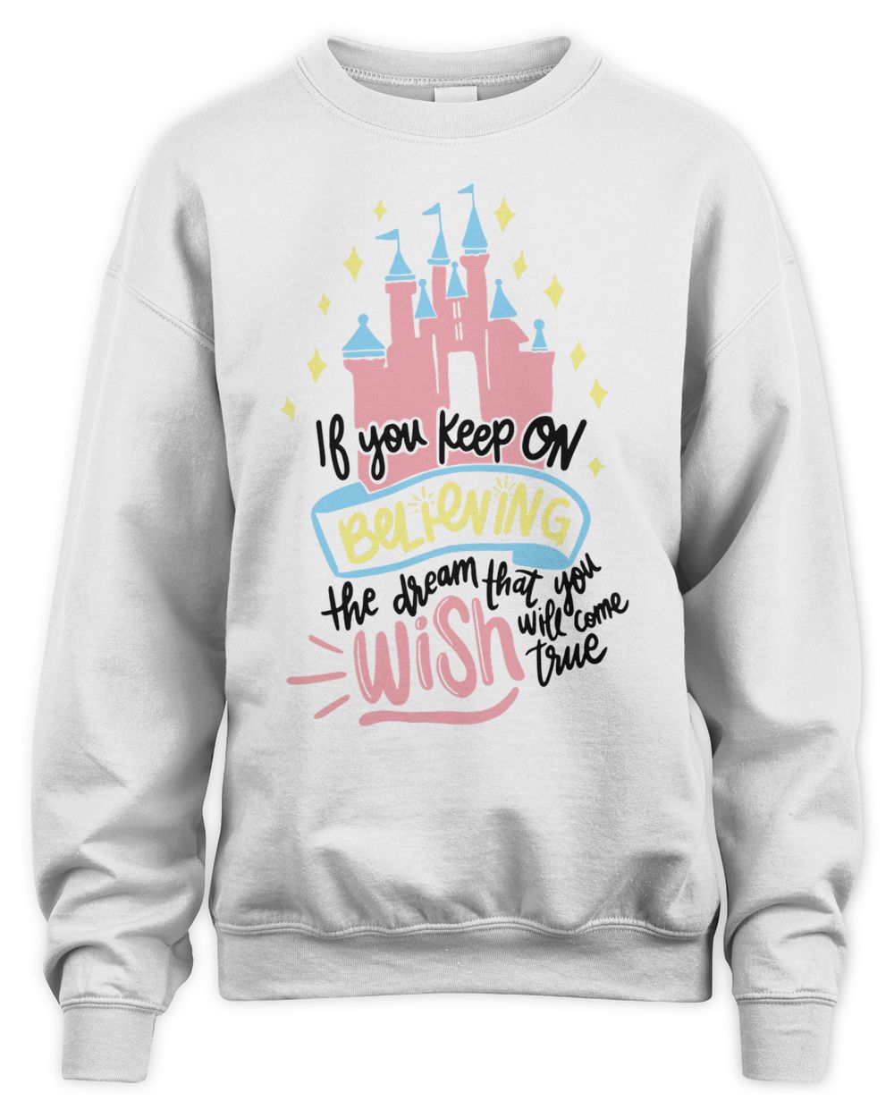 Friday Apparel Keep Believing Cinderella Castle Shirt