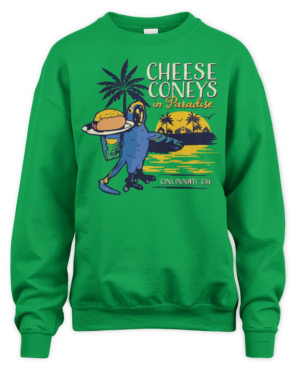 Cincy Shirts Cheese Coney in Paradise Shirt