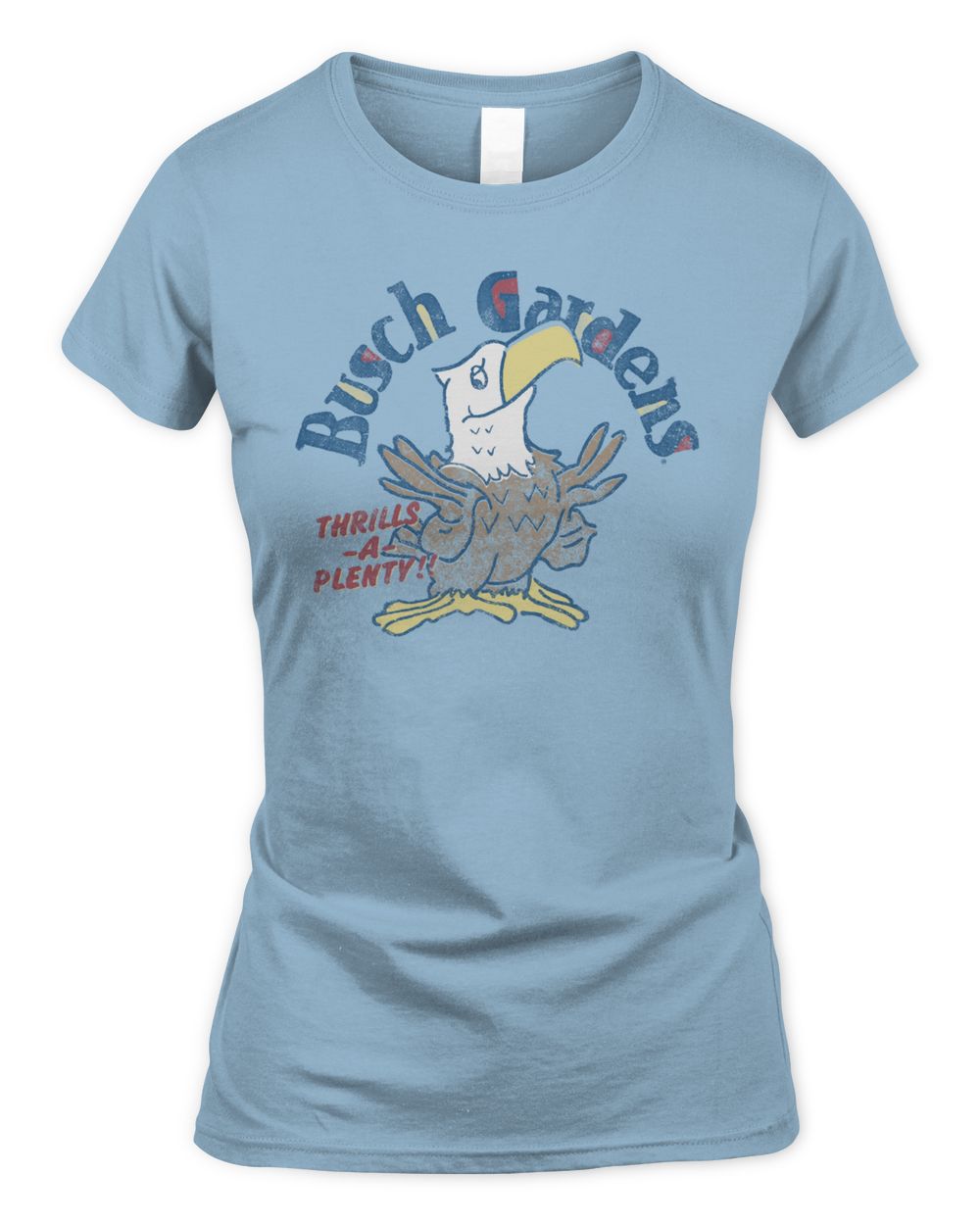 Sea World Parks Clothing Busch Gardens Retro Eagle Shirt