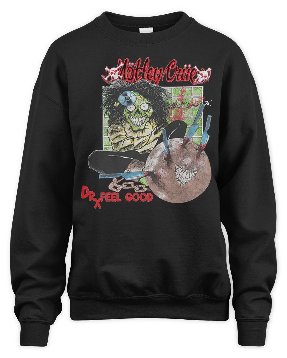 Motley Crue Merch Dr Feelgood Pushead Shirt