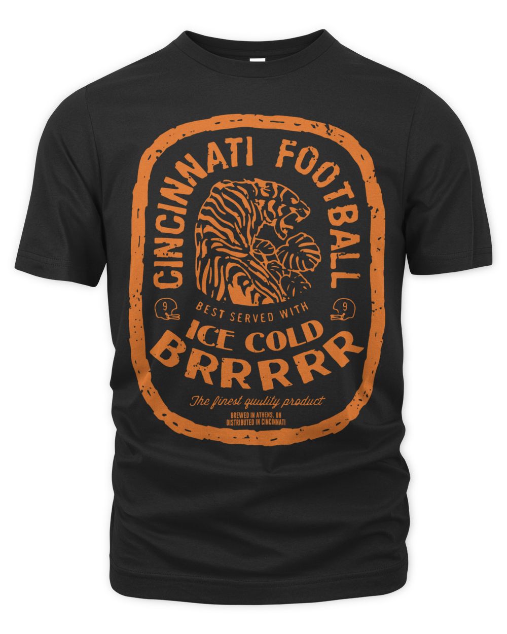 Cincy Shirts Cincinnati Football Ice Cold Brrrrr Shirt
