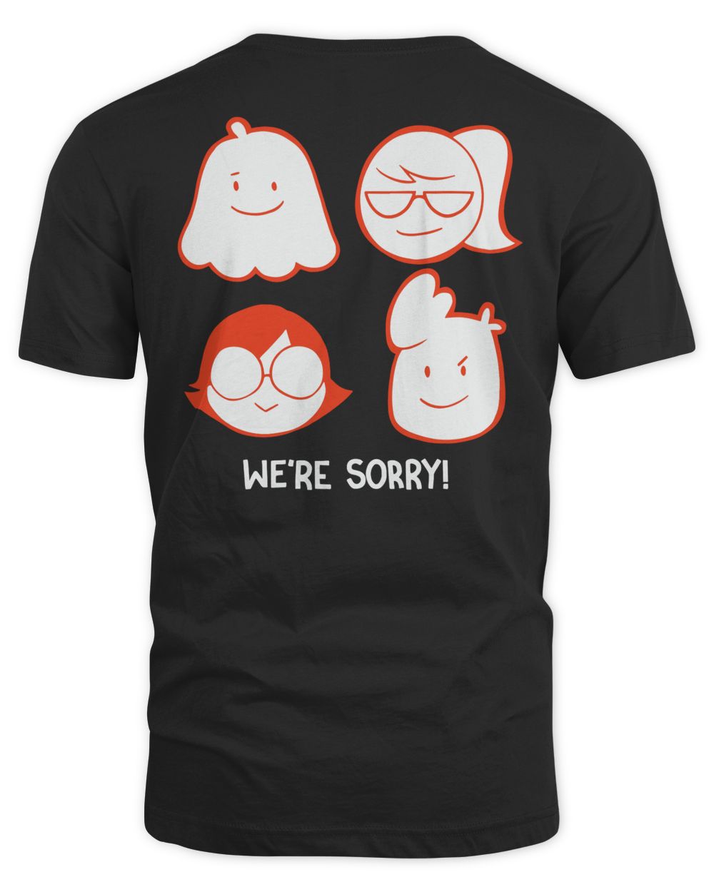 Drawfee Merch Logo We're Sorry Shirt