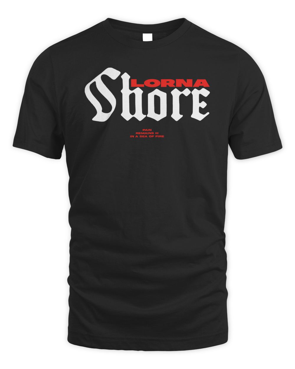 Lorna Shore Merch in a Sea of Fire Shirt