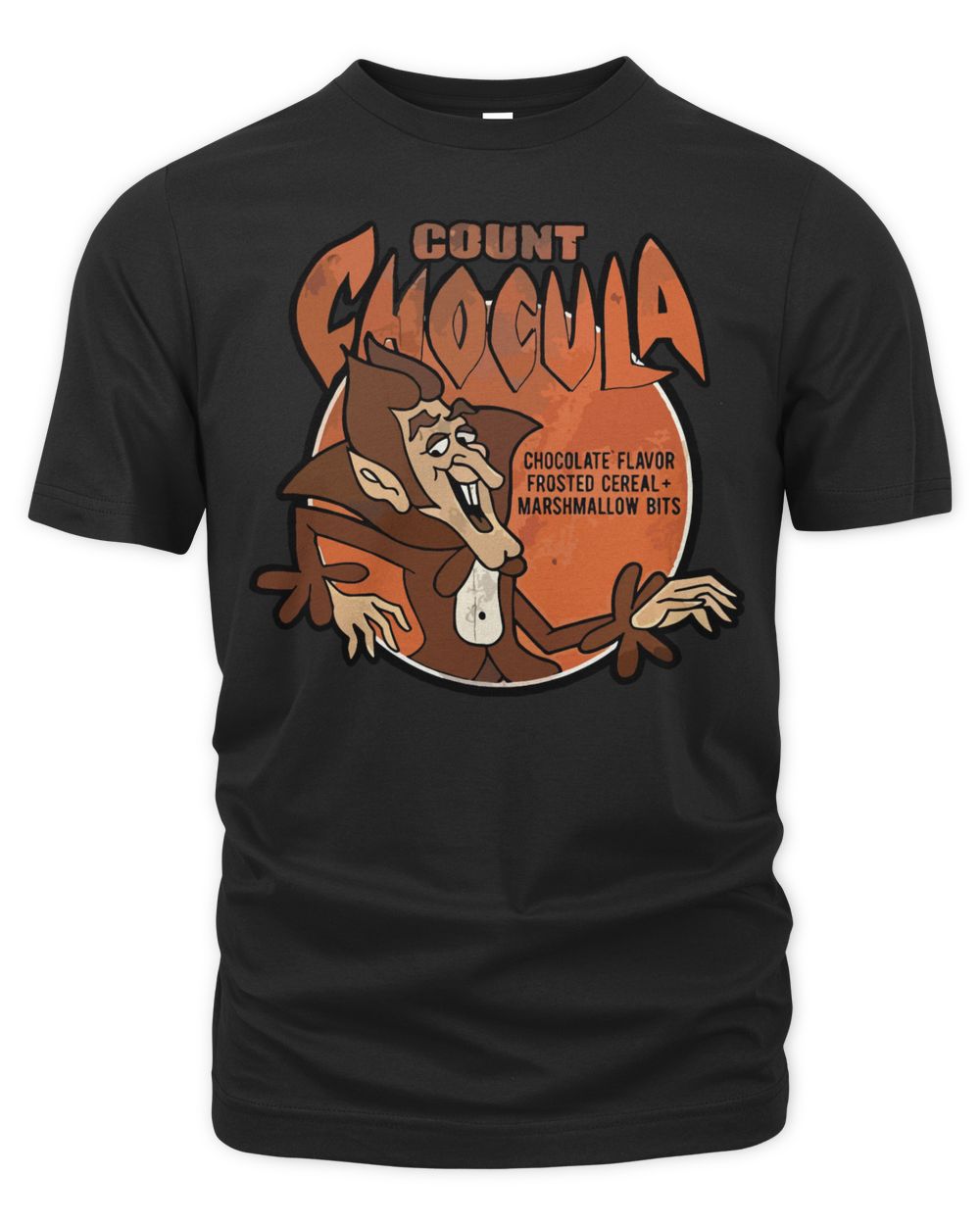 Count Chocula Distressed Monster Cereal Logo Shirt