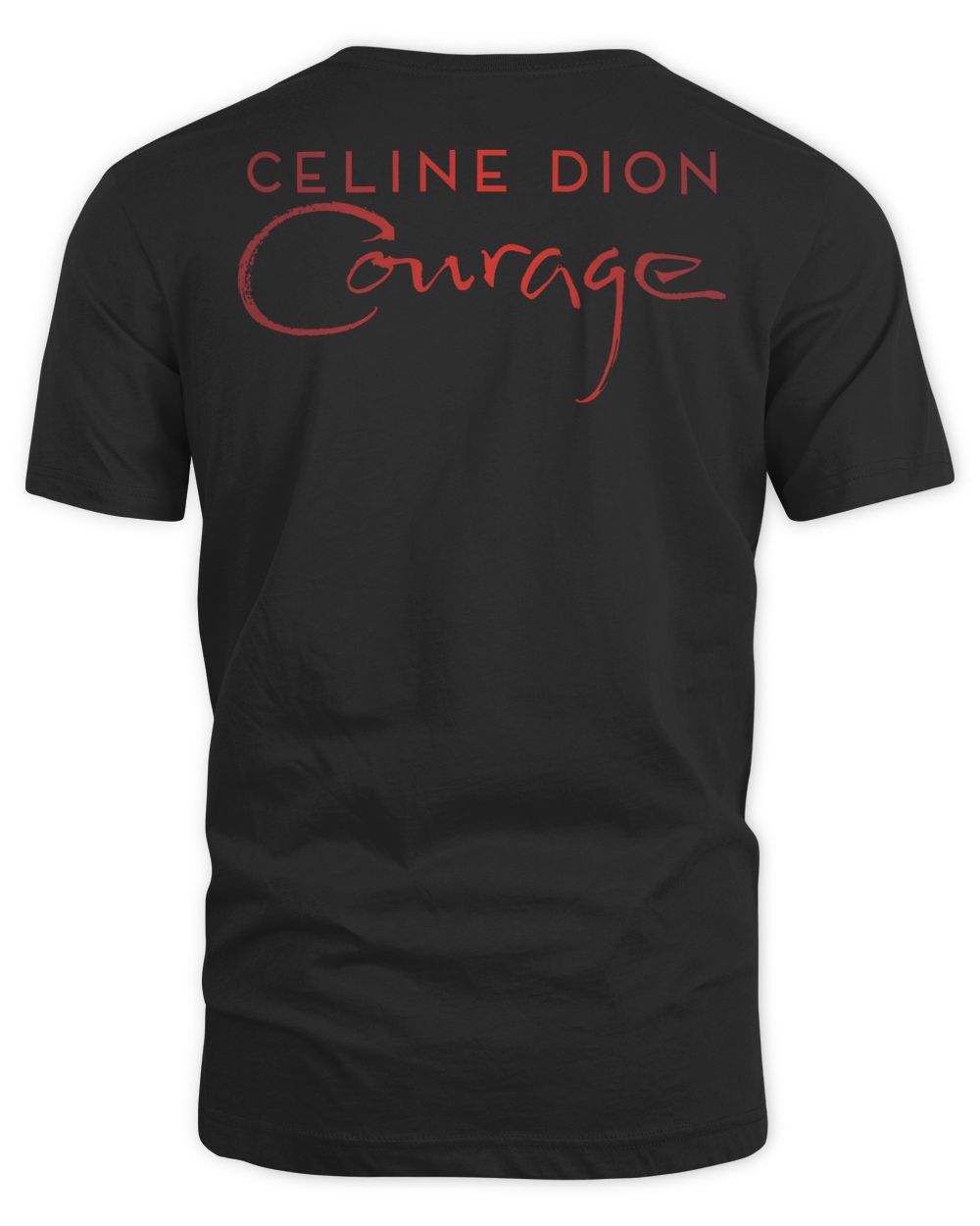 Celine Dion Clothing Courage Album Art Tour Shirt