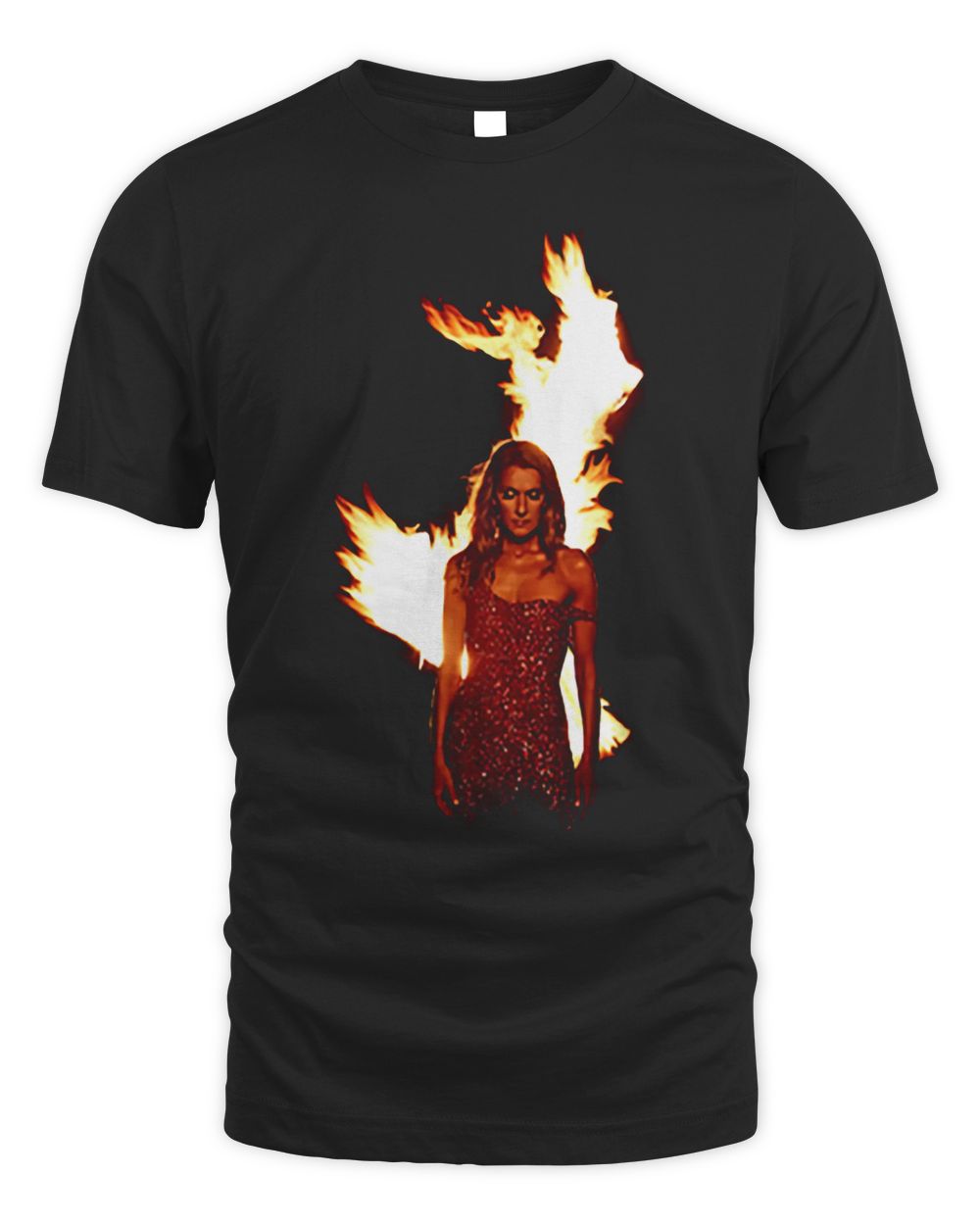 Celine Dion Clothing Courage Album Art Tour Shirt