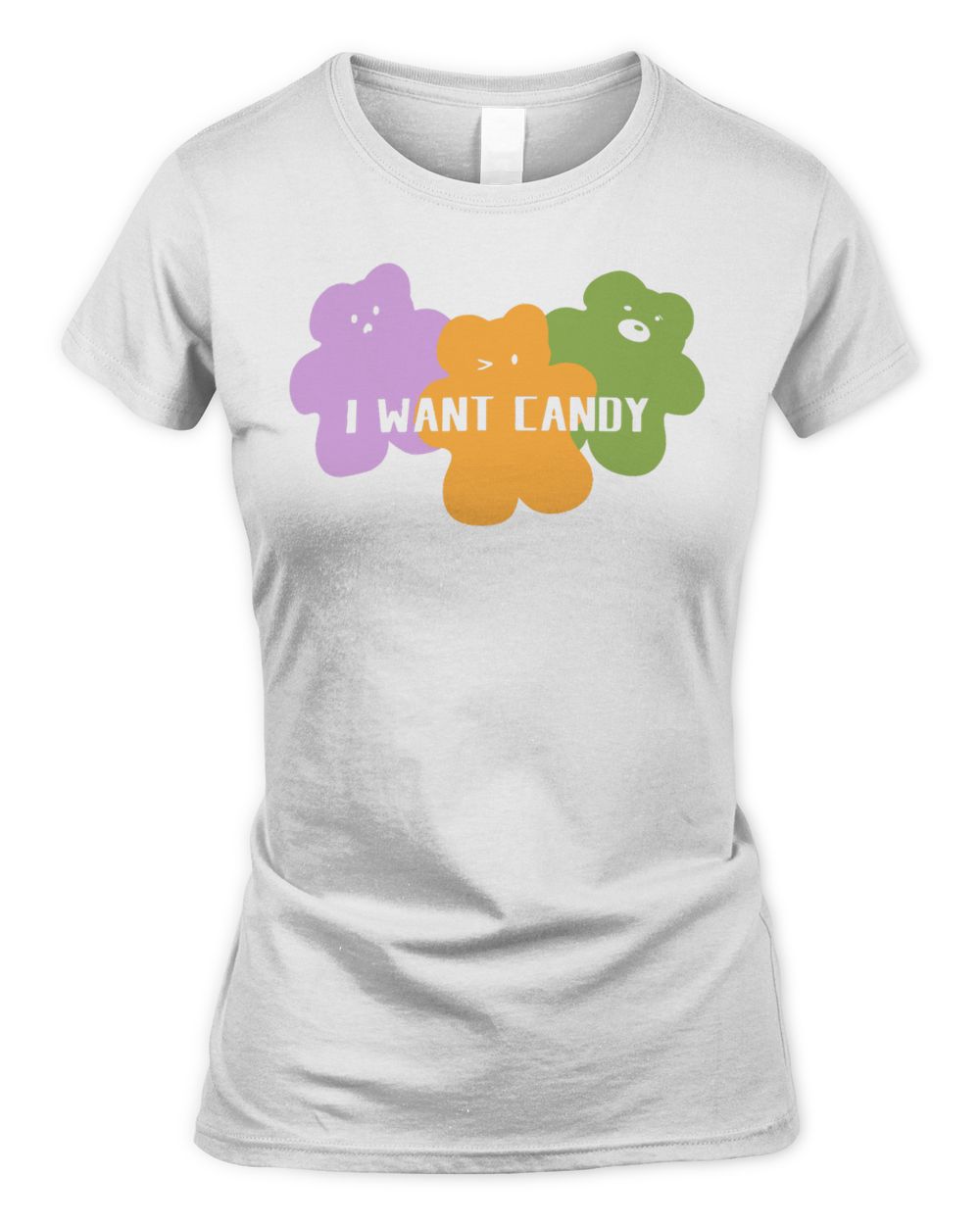 Cider Clothing I Want Candy Gummy Bear Shirt