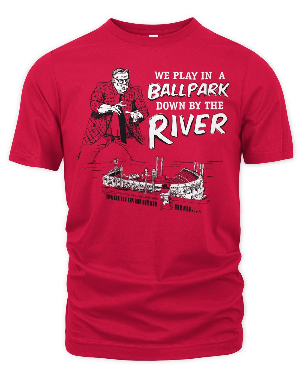 Cincy Shirts Ballpark Down by the River Shirt