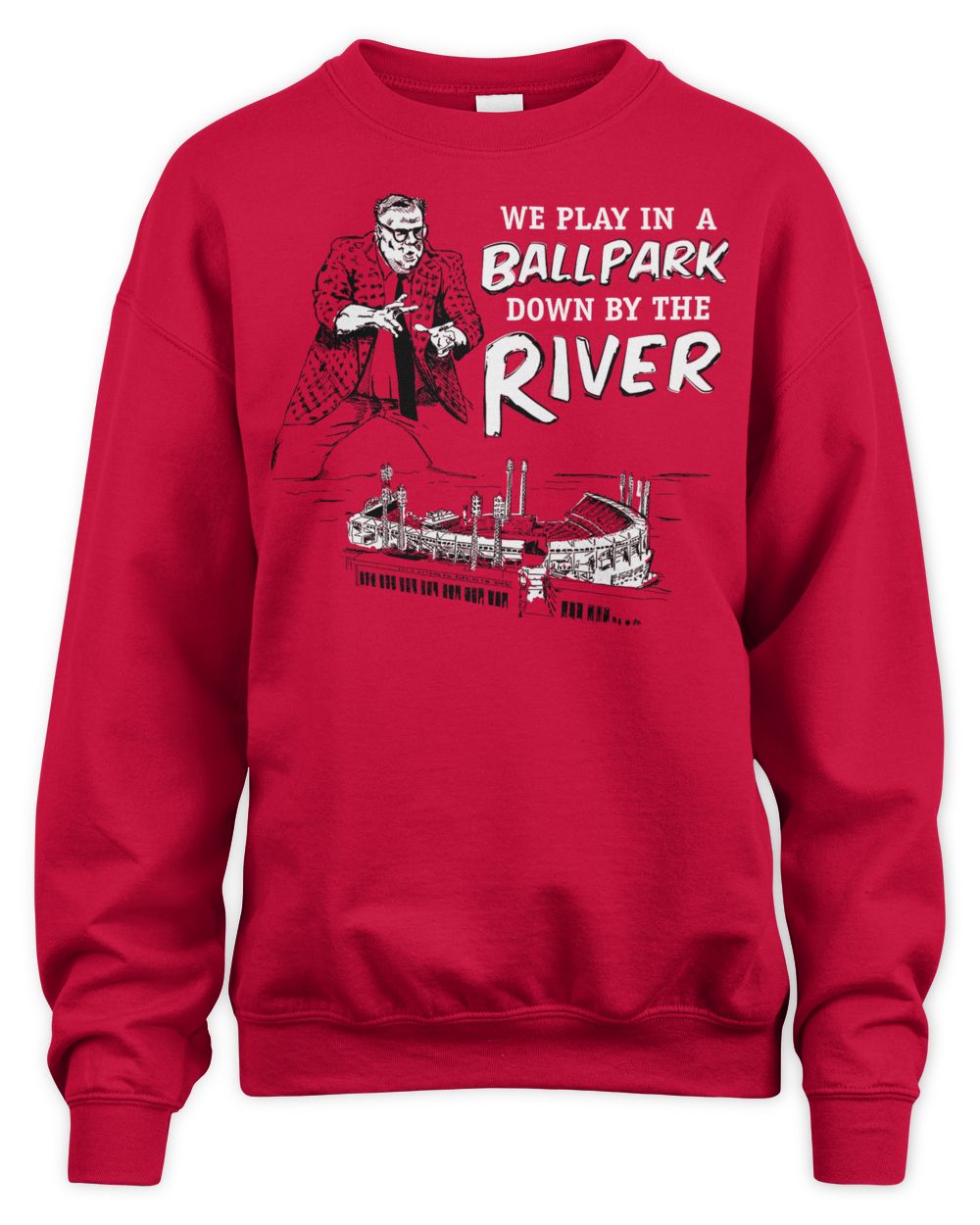 Cincy Shirts Ballpark Down by the River Shirt