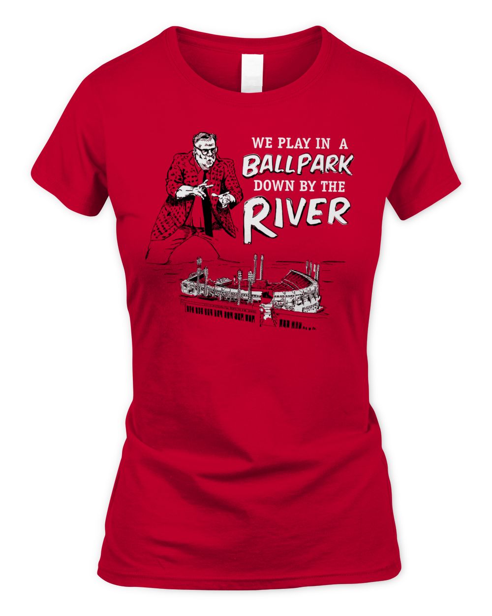 Cincy Shirts Ballpark Down by the River Shirt