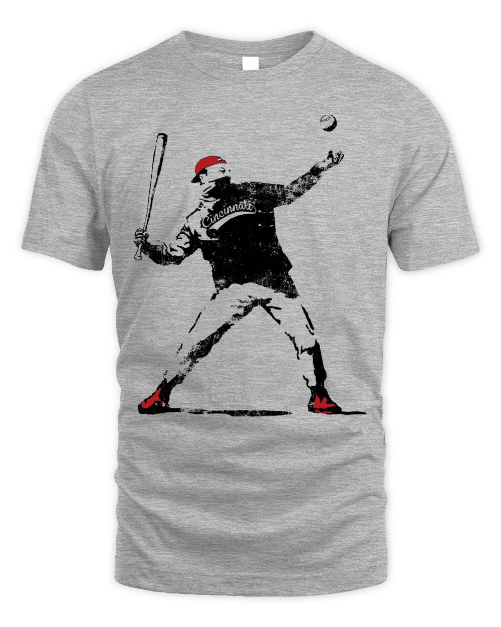 Cincy Shirts Banksy Baseball Shirt