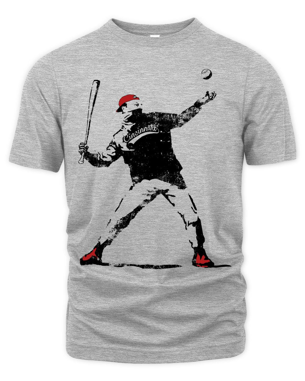 Cincy Shirts Banksy Baseball Shirt