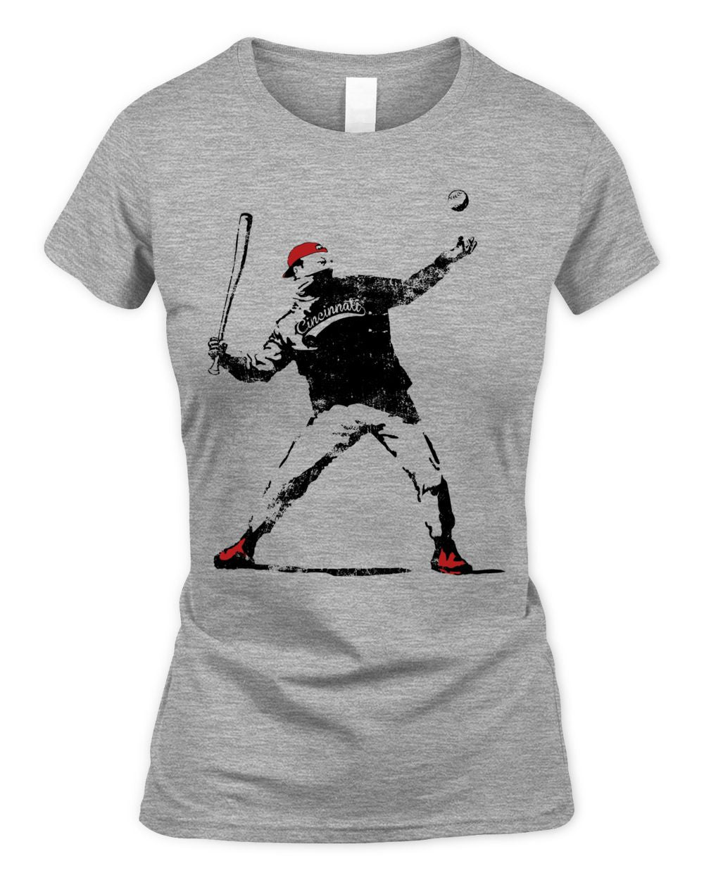 Cincy Shirts Banksy Baseball Shirt