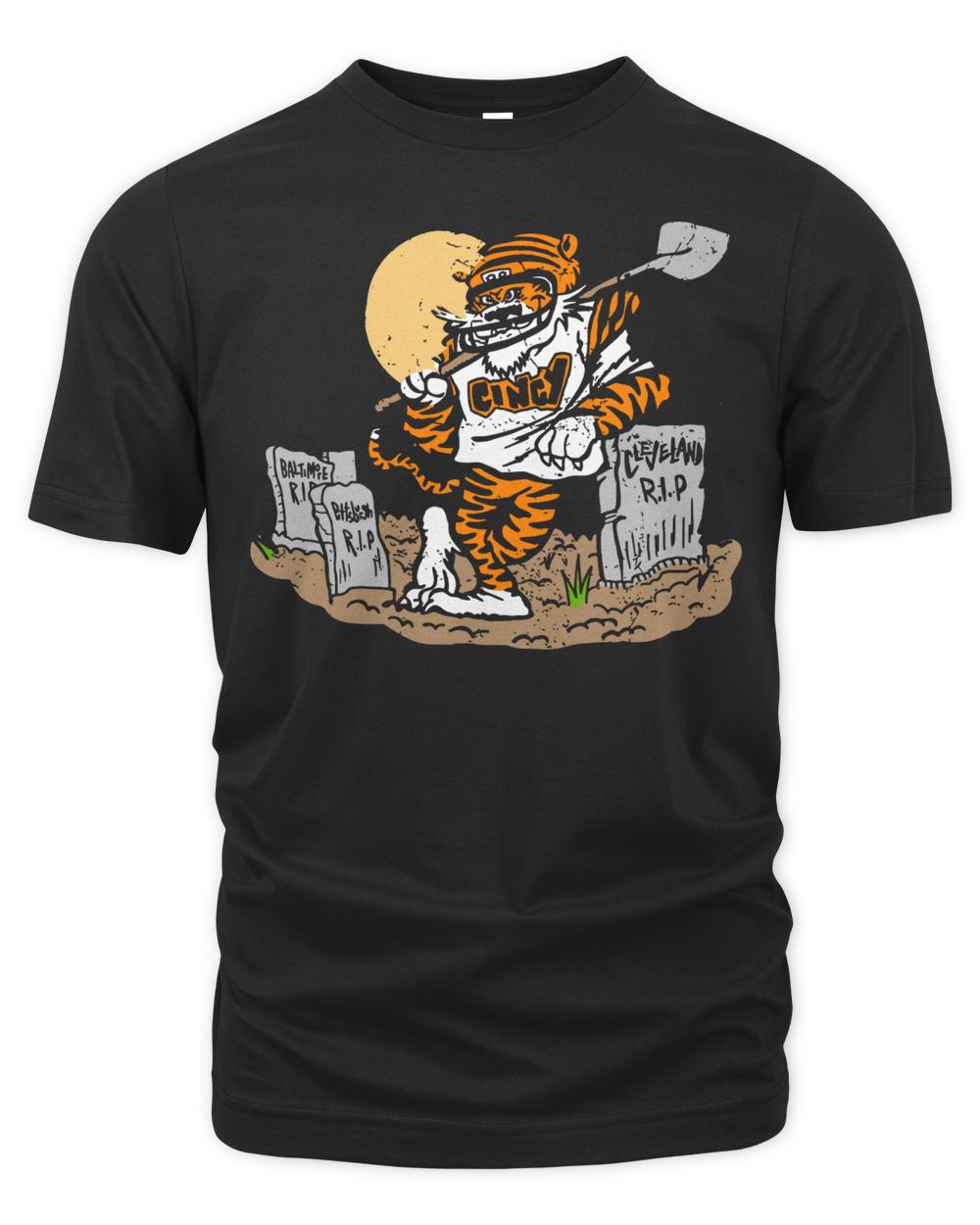 Cincy Shirts Bengal Graveyard Shirt