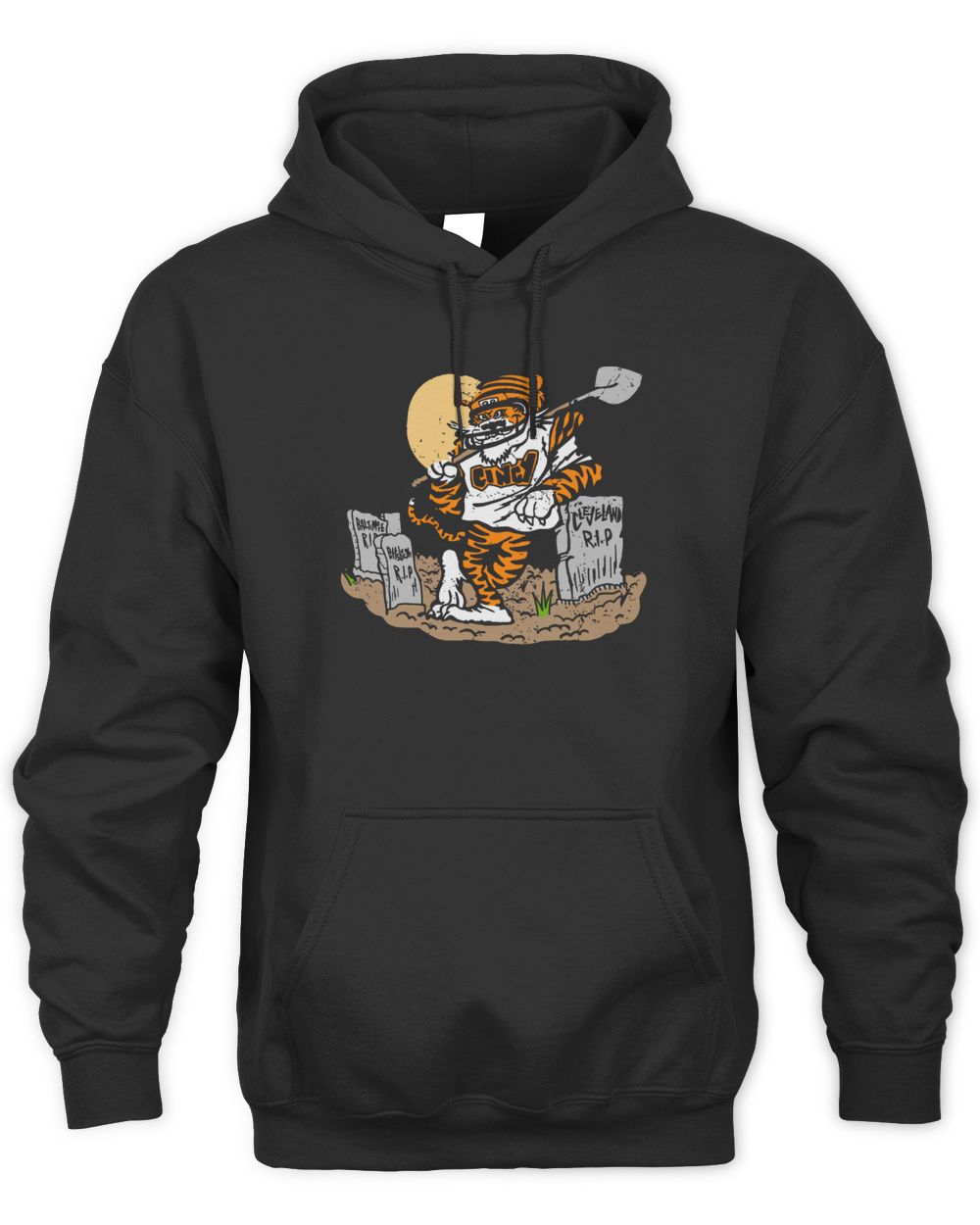 Cincy Shirts Bengal Graveyard Shirt