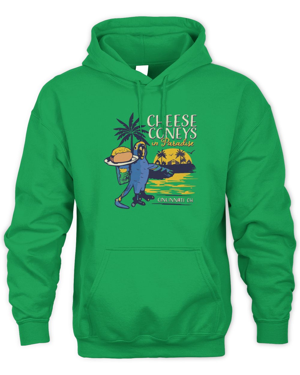 Cincy Shirts Cheese Coney in Paradise Shirt