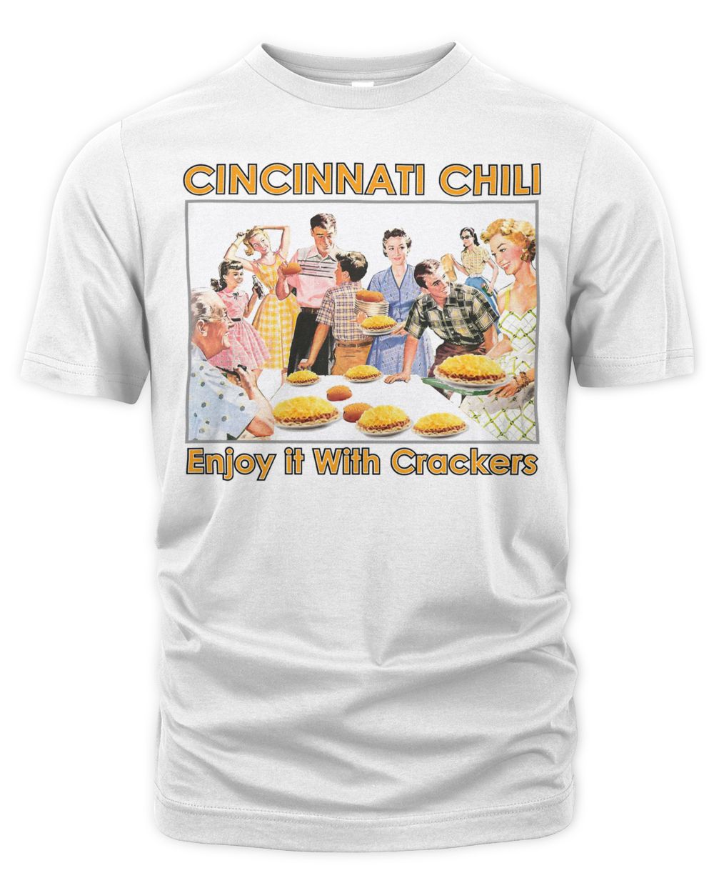 Cincy Shirts Cincinnati Chili Enjoy It With Crackers Shirt