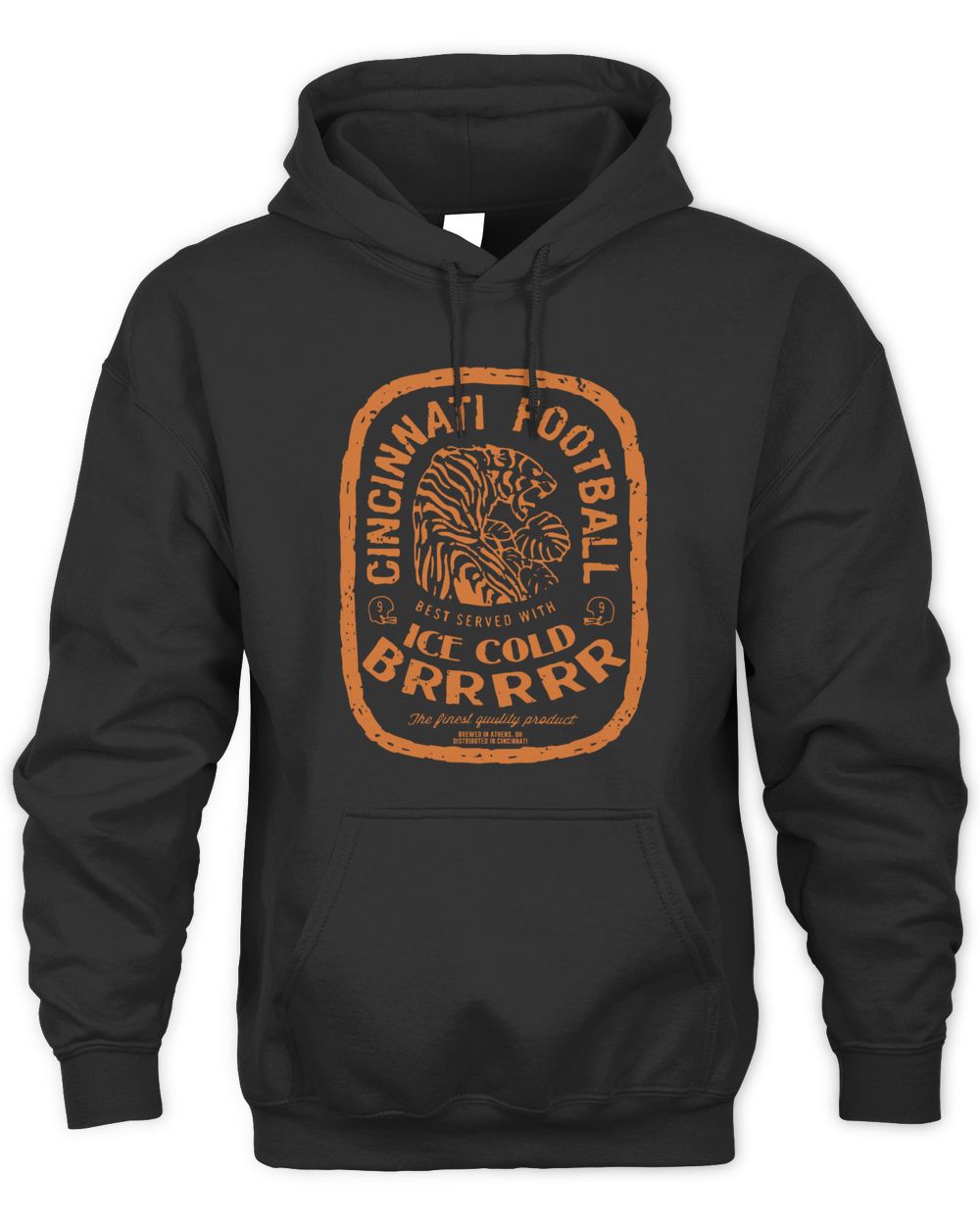 Cincy Shirts Cincinnati Football Ice Cold Brrrrr Shirt
