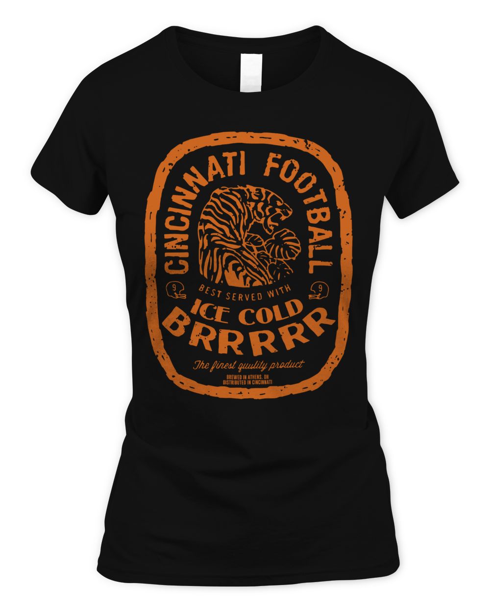 Cincy Shirts Cincinnati Football Ice Cold Brrrrr Shirt
