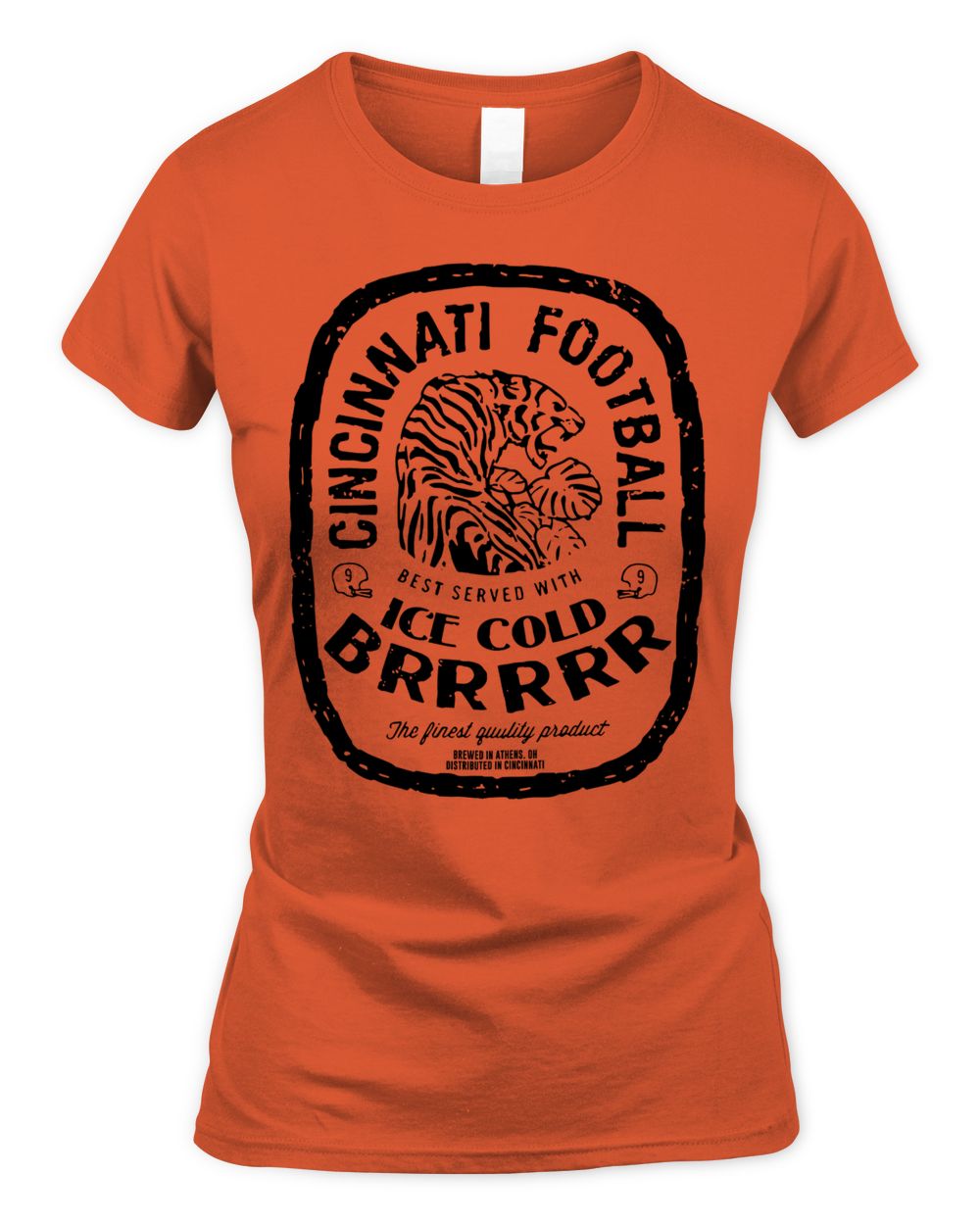 Cincy Shirts Cincinnati Football Ice Cold Brrrrr Shirt