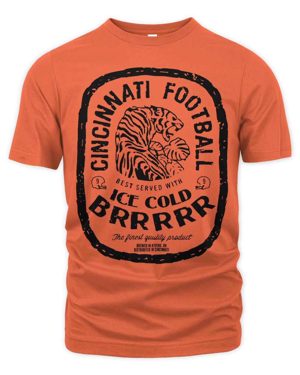 Cincy Shirts Cincinnati Football Ice Cold Brrrrr Shirt