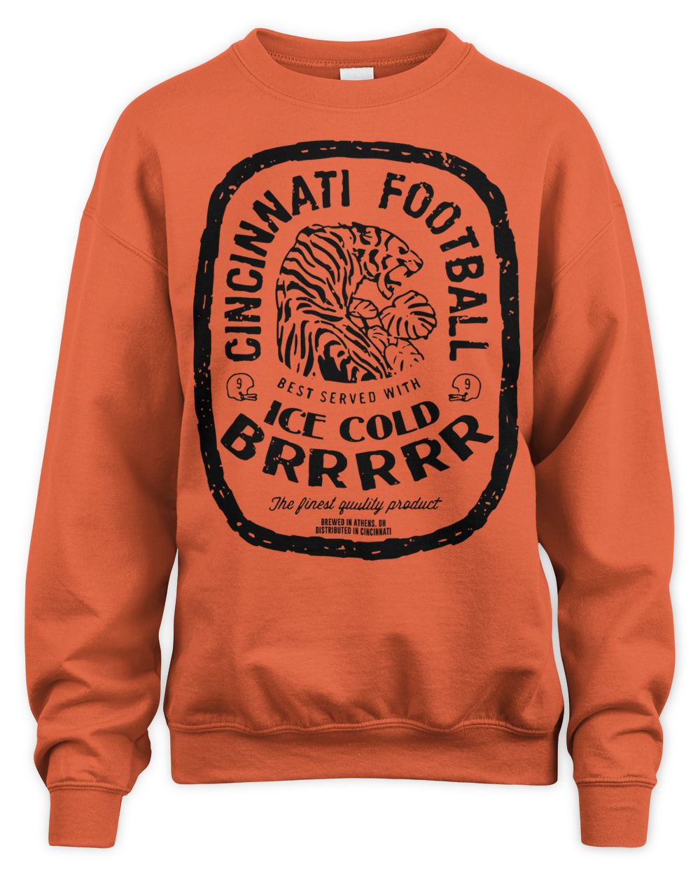 Cincy Shirts Cincinnati Football Ice Cold Brrrrr Shirt