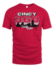 Cincy Shirts Cincy 360 With Tony Pike Shirt