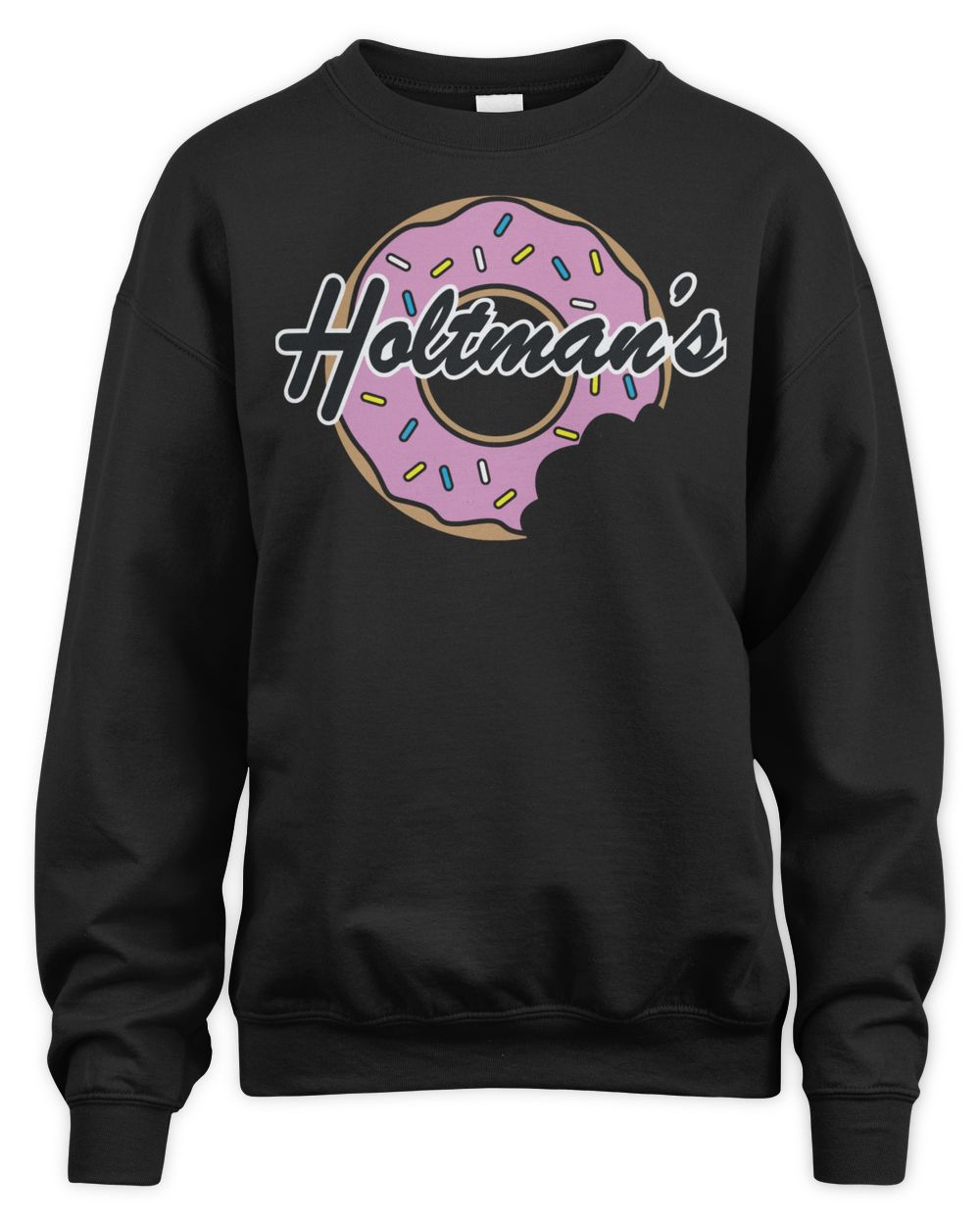 Cincy Shirts Holtman's Modern Donut Sign Shirt