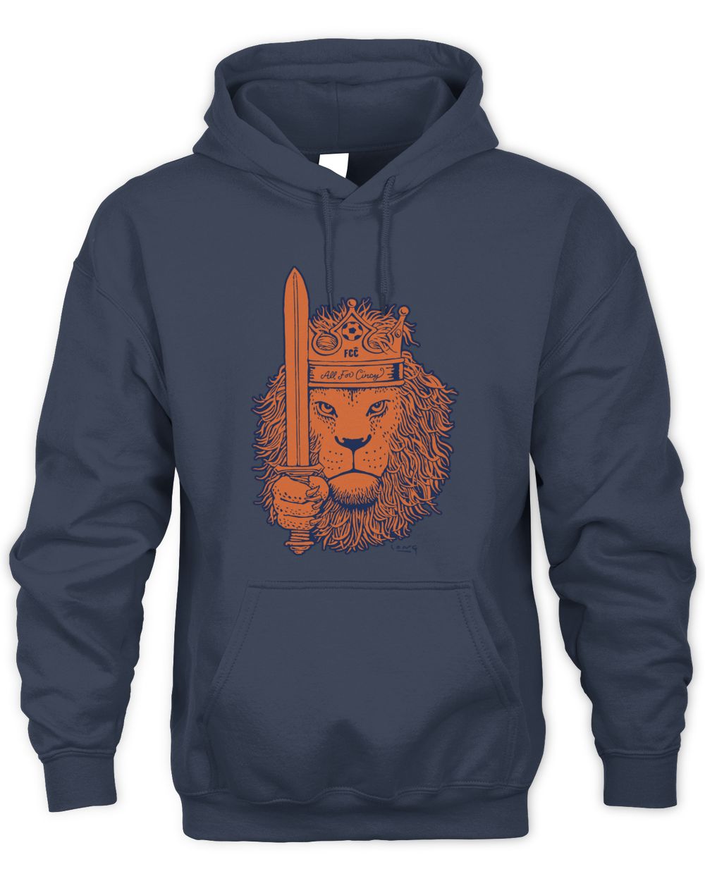 Cincy Shirts Loren Long Fc Cincinnati Lion Shirt