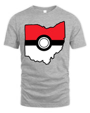 Cincy Shirts Pokeball Ohio Shirt