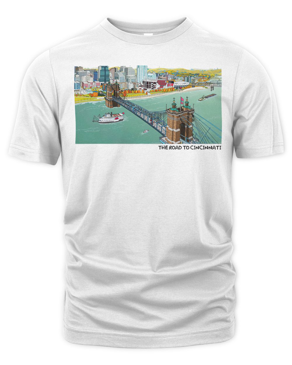 Cincy Shirts Simpsonati - the Road to Cincinnati Shirt