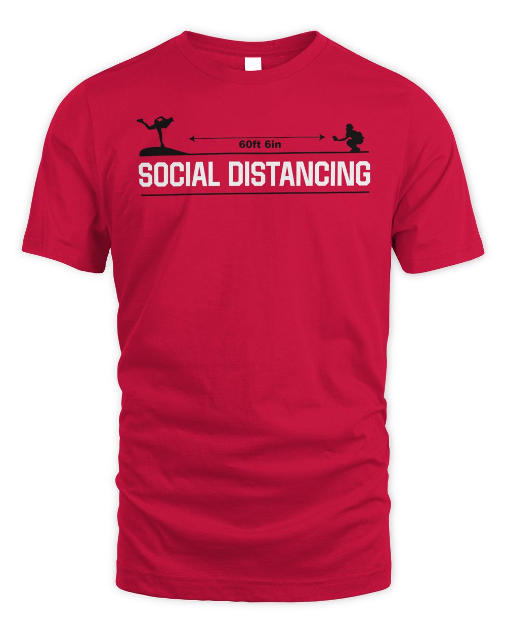 Cincy Shirts Social Distancing - Baseball Shirt