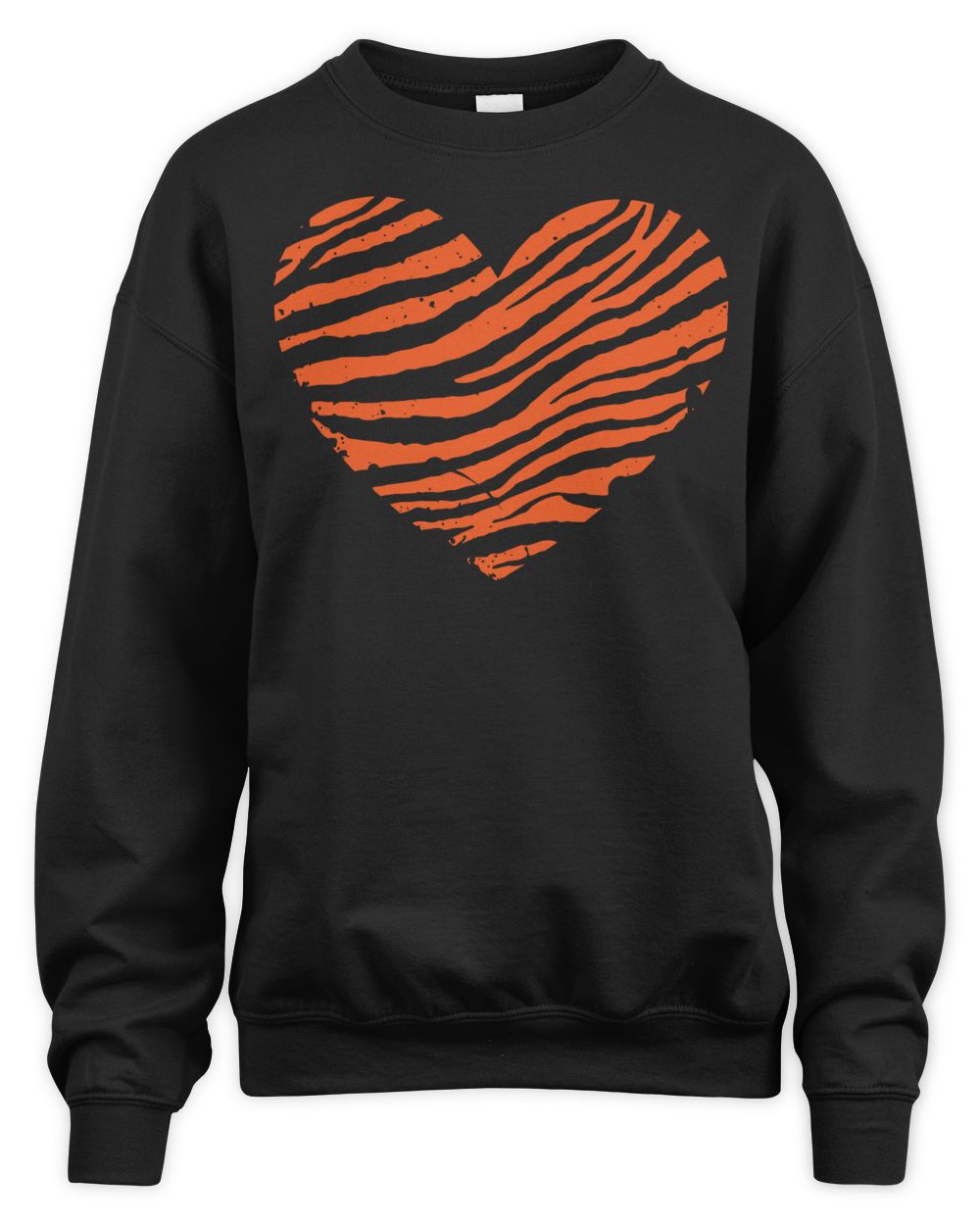 Cincy Shirts Tiger Stripe Heart Shirt