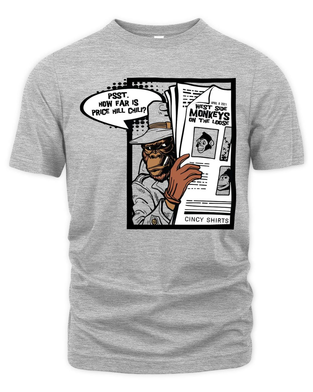 Cincy Shirts Undercover Monkeys Shirt