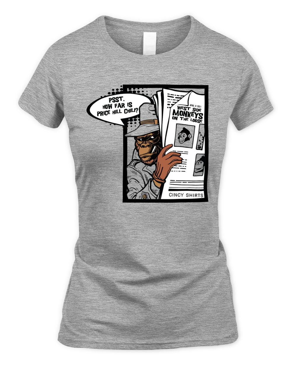 Cincy Shirts Undercover Monkeys Shirt
