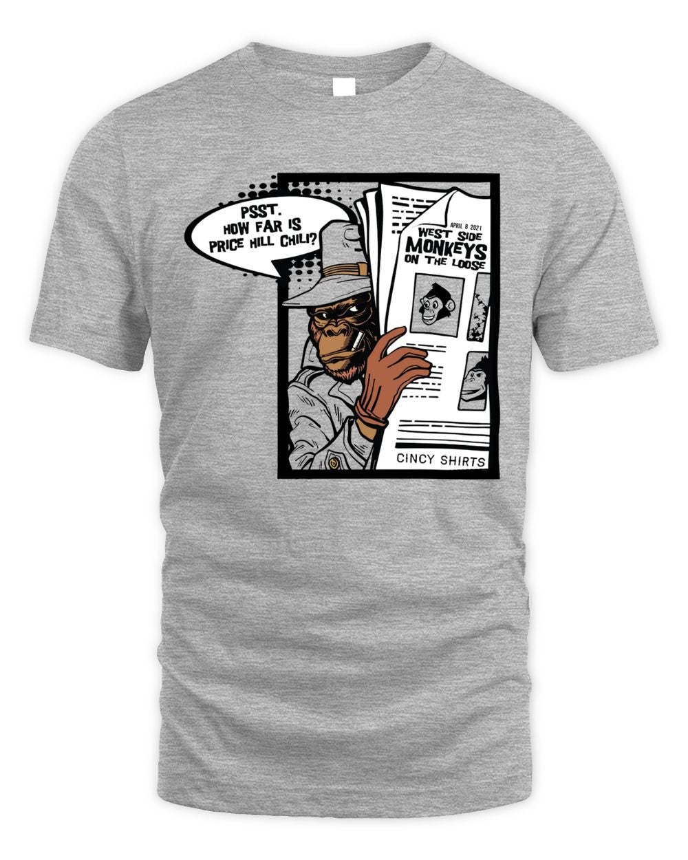 Cincy Shirts Undercover Monkeys Shirt