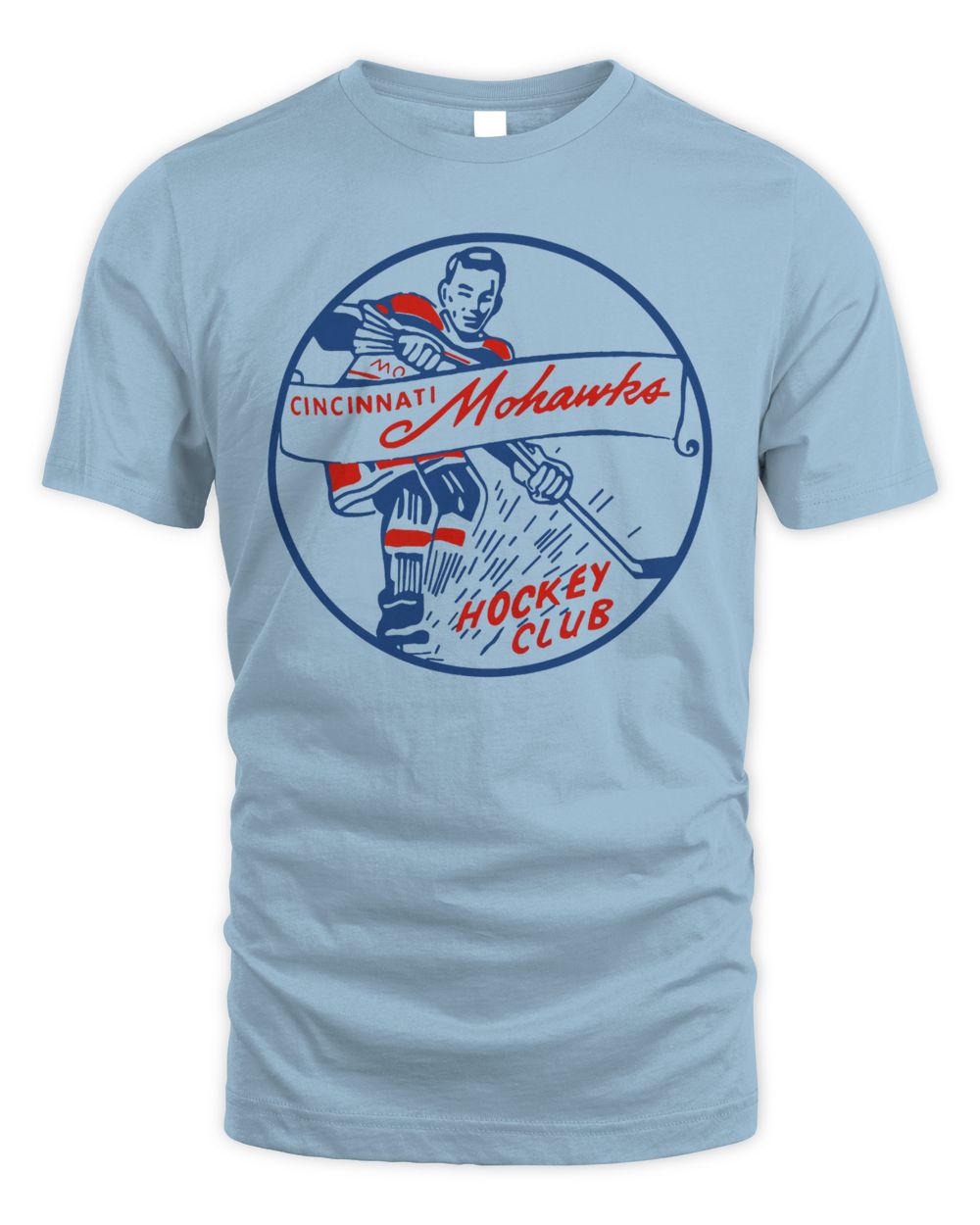 Cincy Shirts Vintage Cincinnati Mohawks Logo Shirt