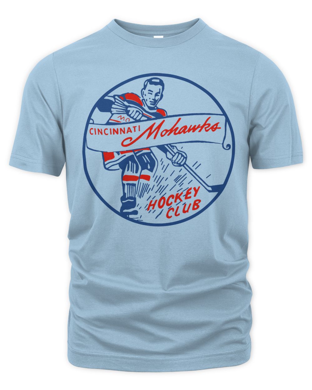 Cincy Shirts Vintage Cincinnati Mohawks Logo Shirt